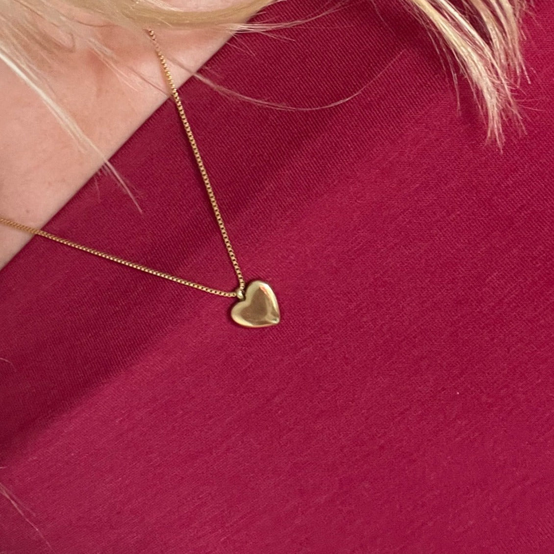 Gold Heart Necklace