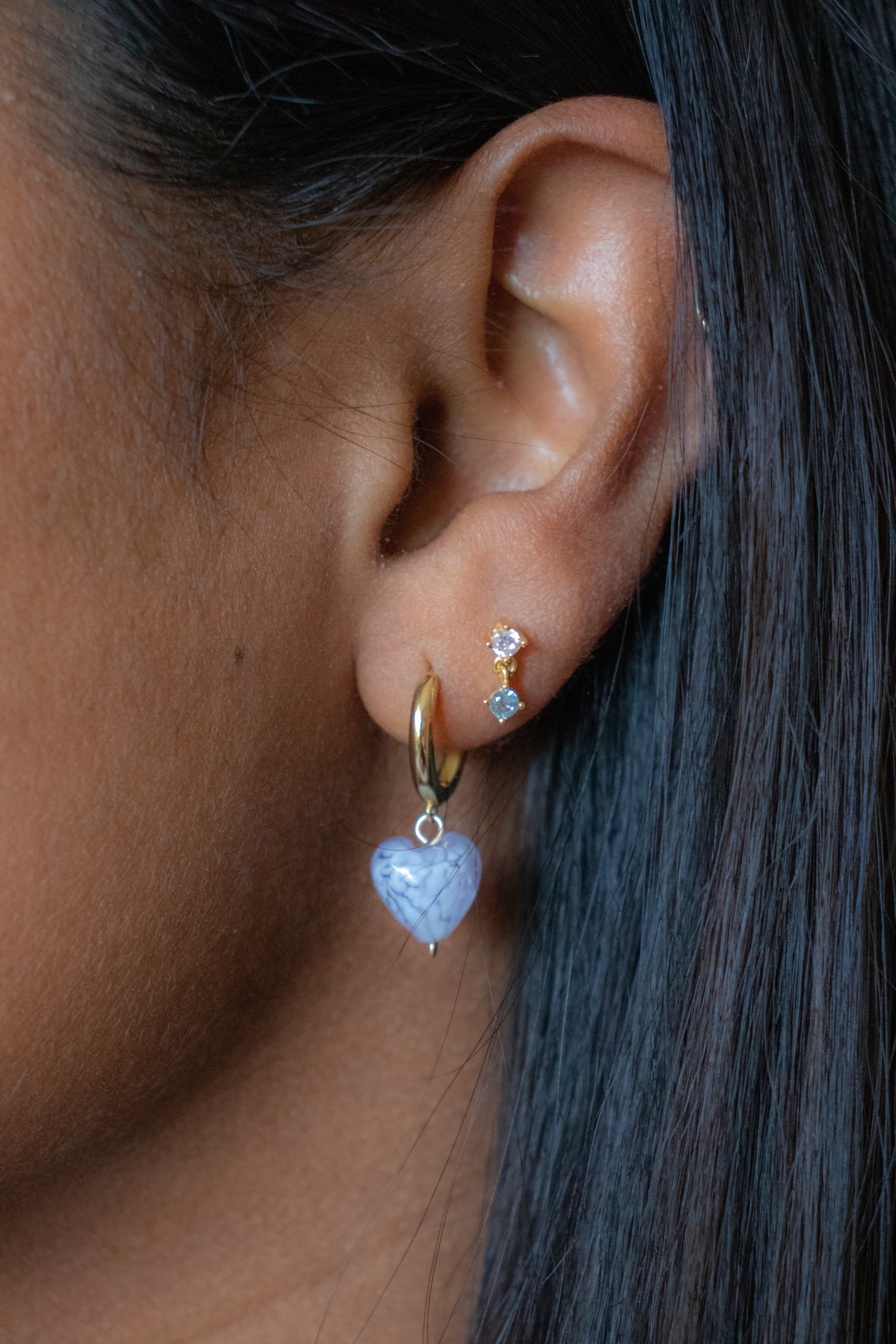 Dew Droplets | Baby Blue Studs