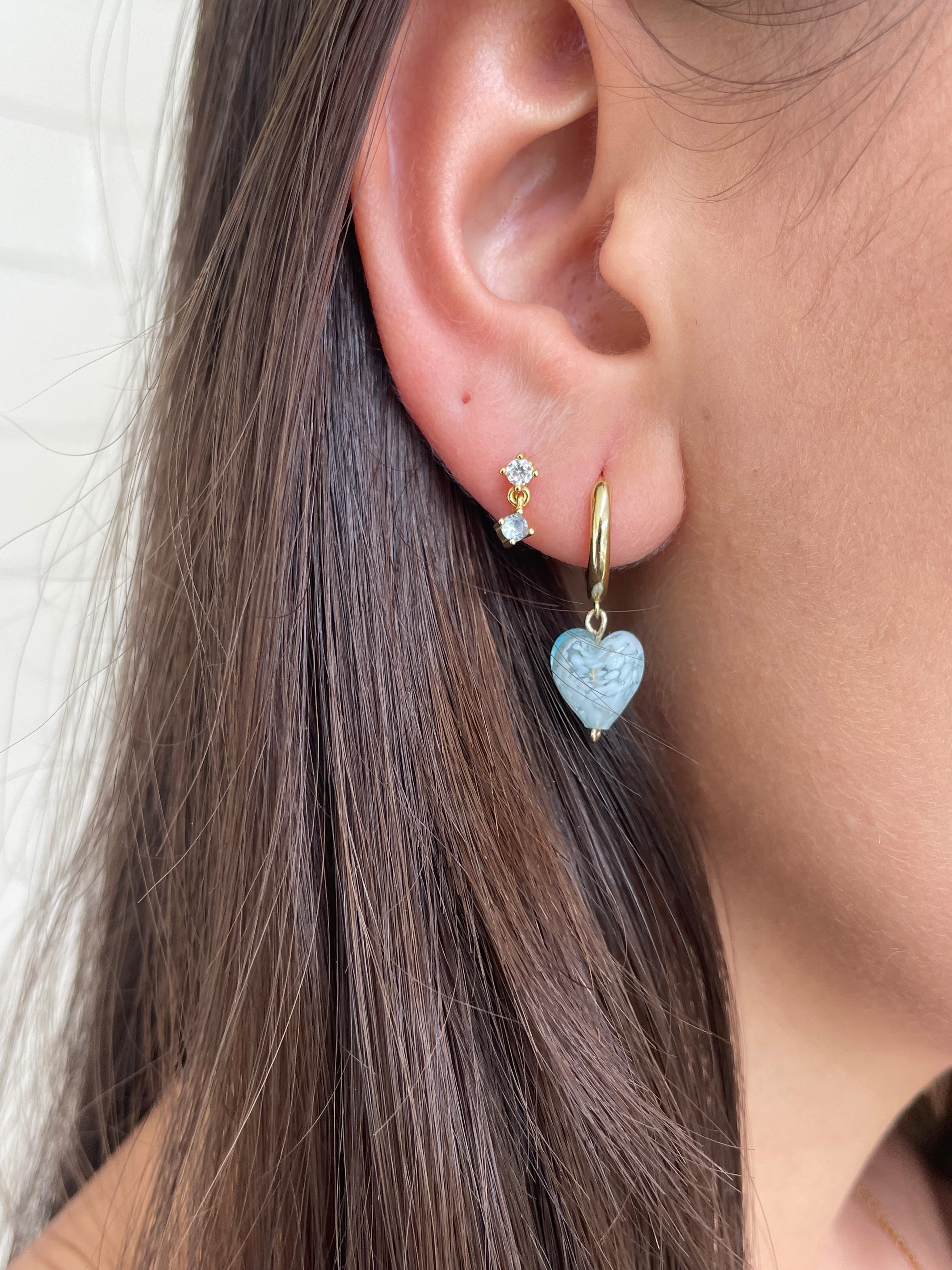 Dew Droplets | Baby Blue Studs