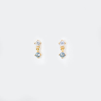 Dew Droplets | Baby Blue Studs