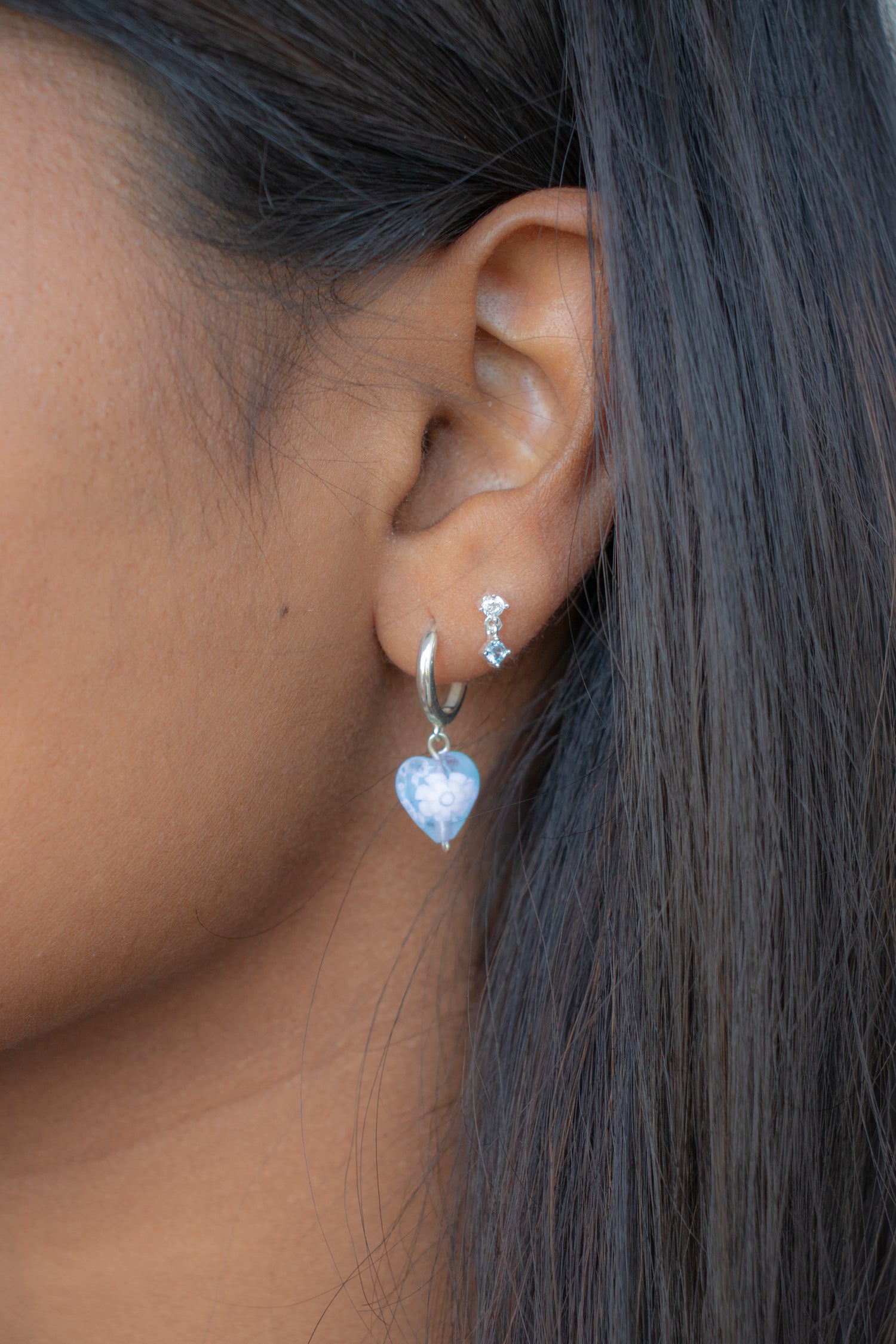 Dew Droplets | Baby Blue Studs