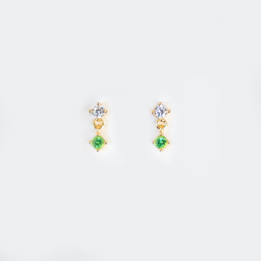 Dew Droplets | Green Studs