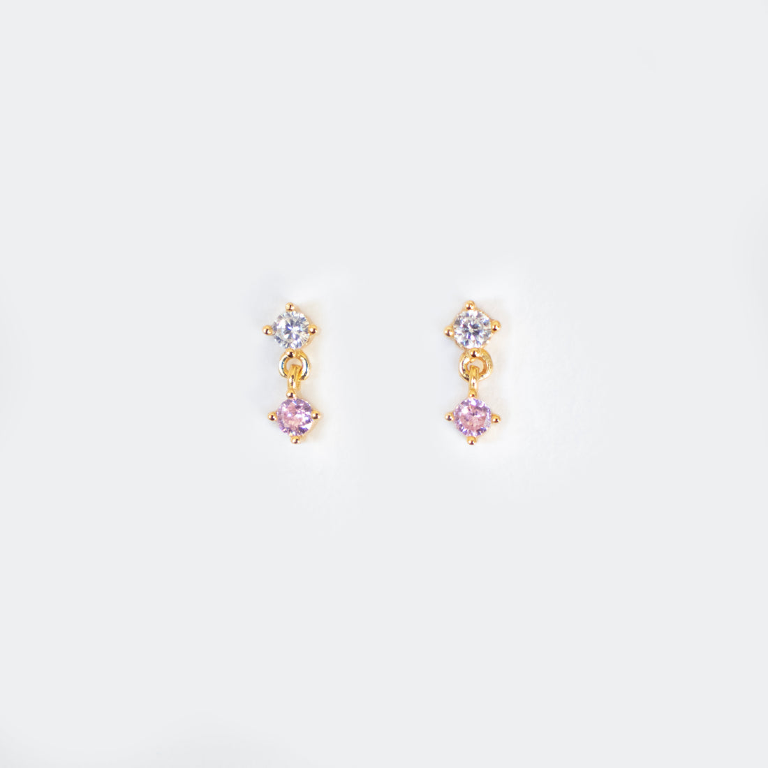 Dew Droplets | Baby Pink Studs