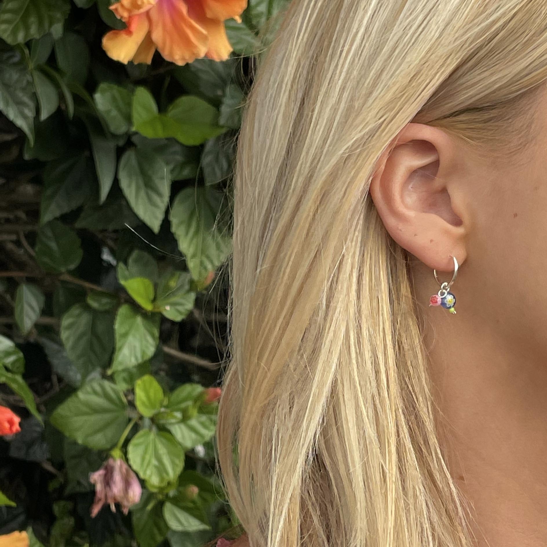 Sweet pea store earrings