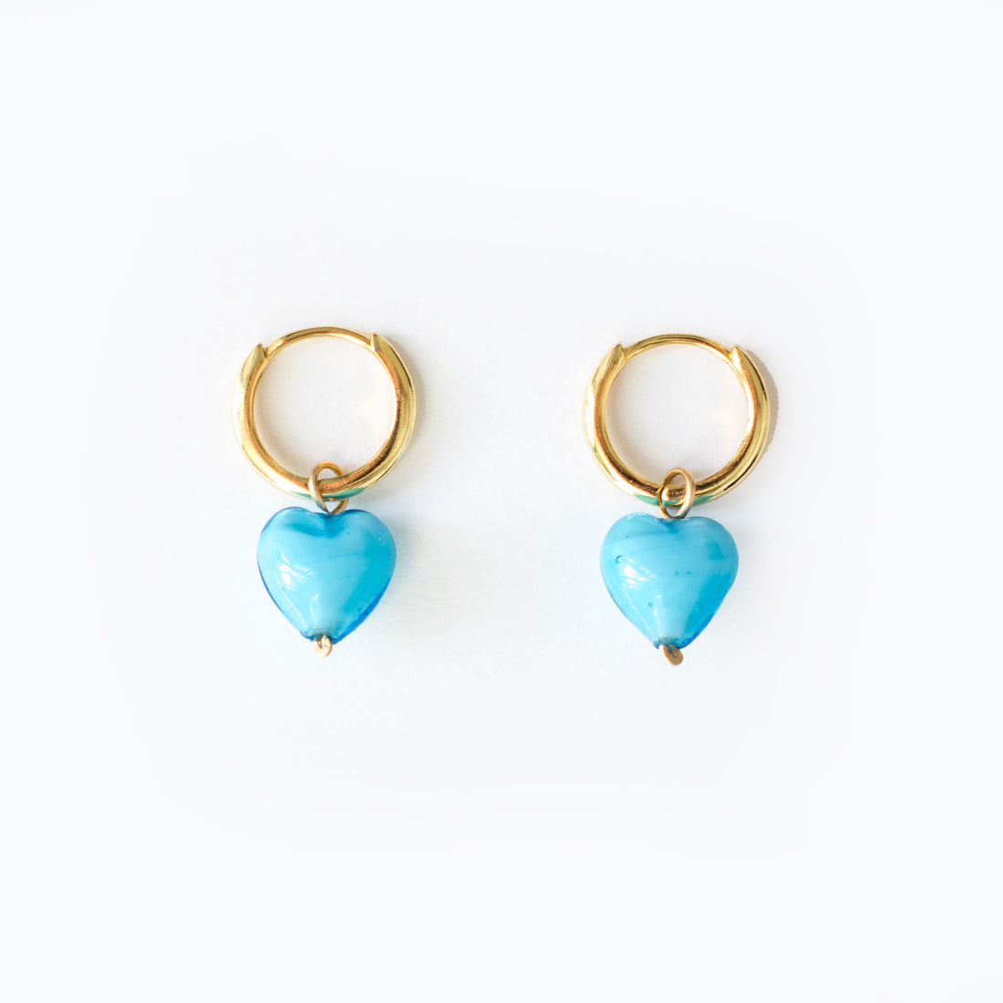 AMORE | Arctic Blue Glass Hearts